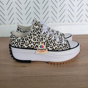 ❤️Converse Run Star Hike Platform Archive Leopard 7.5 Men's Shoes White A16286C